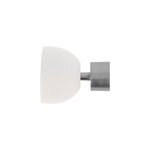 Embout cylindre pour tringle  rideau bois et mtal noir . 2, 8 mobois