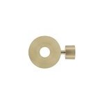 Embout disque pour barre � rideau m�tal dor� �28mm mobois