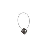 Embrasse aimant rond / carr anthracite