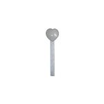 Embrasse  rideaux aimant c ur en rsine gris