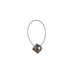 Embrasse  rideaux aimant rond / carr argent v. creations