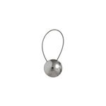 Embrasse  rideaux aimant rond pm argent
