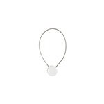 Embrasse  rideaux  rideaux aimante blanc l. 26 x 2, 5cm