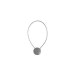 Embrasse  rideaux  rideaux aimante rond l. 26 x 2, 5cm