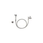 Ensemble douchette wc en laiton, support, robinet et flexible pvc noyon et thiebault Ensemble douchette wc en laiton, support, robinet et flexible pvc noyon et thiebault