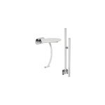 Ensemble sige + barre de maintien pmr pour douche serenity coloris blanc