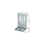 Equerre de bardage galvanise 53x66x138mm