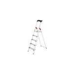 Escabeau aluminium hailo profistep xxl 5 marches marches 13 cm, garde - corps, tablette outils, pliable, ... Escabeau aluminium hailo profistep xxl 5 marches marches 13 cm, garde - corps, tablette outils, pliable, ...