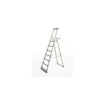 Escabeau escalux jardimix en aluminium 7 marches hauteur de travail 3, 86 cm
