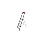 Escabeau aluminium escalux 5 marches prolux plus finition poxy, tablette outils, systme anti - basculement, ...