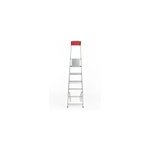 Escabeau escalux conforlux en aluminium 6 marches extra larges hauteur de travail 3, 21 m
