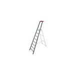 Escabeau aluminium escalux 8 marches prolux finition poxy, tablette outils, systme anti - basculement, ...