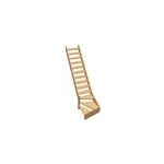 Escalier 1 / 4 tournant gauche bois normandie l. 80 cm 13 marches sapin Escalier 1 / 4 tournant gauche bois normandie l. 80 cm 13 marches sapin