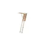 Escalier escamotable (chelle 3 plans 12 marches 120x60)