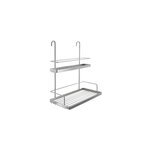 Etag�re 2 niveaux inox l. 30 cm factory form