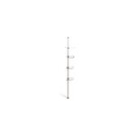 tagre de douche d'angle en aluminium extensible simplehuman