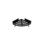 tagre de douche fixations adhsives 1 niveau en aluminium noir l. 23, 5 x h. 4 x p. 29, 2 cm, 5five ...