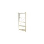 Étagère de garage en bois symbios 5 tablettes l. 65 x h. 170 x p. 28 cm Étagère de garage en bois symbios 5 tablettes l. 65 x h. 170 x p. 28 cm