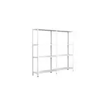 �tag�re en m�tal blanc schulte regalwelt powermax h. 180 x l. 160 x p. 40 cm