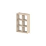 �tag�re modulable 6 cubes cachemire l. 73, 5cm x h. 108 cm goodhome mixxit