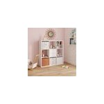 tagre modulable 9 cubes goodhome mixxit blanc