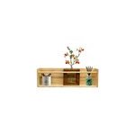 �tag�re murale en bois l. 50 x h. 20 cm ariane
