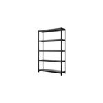 tagre en rsine 5 tablettes l. 120 x h. 187 x p. 40 cm