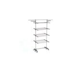 �tendoir � linge multifonction sur roulettes grande capacit� 30 m d'�tendage, 4 niveaux et 2 portes - ...