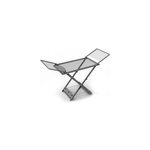 �tendoir � linge pliable 21 m d'�tendage � double aile, gris en r�sine, kitchen move myra