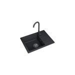 vier 1 cuve  encastrer avec mitigeur de cuisine et gouttoir cooke & lewis gracia quartz et rsine ...