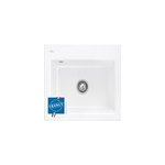 �vier en c�ramique 1 cuve � encastrer villeroy & boch subway blanc brillant