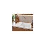 �vier compact en composite blanc 1 bac � encastrer karta