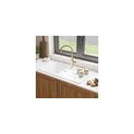 �vier en composite de quartz blanc 1 bac � encastrer arber