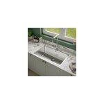 �vier de cuisine sous - plan 1 cuve xl en acier inoxydable villach goodhome