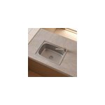 Evier  encaster en inox 1 bac et mitigeur l. 49, 5 x h. 25, 5 x p. 37, 2 cm futurbath