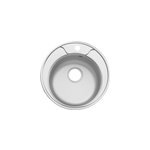 Evier � encastrer en acier 1 bac et �gouttoir l. 49 x h. 19 x p. 18, 5 cm quimby