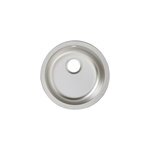 vier en inox finition nid d'abeille 1 bac  encastrer hurston