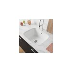 vier sous - plan en cramique 1 cuve  encastrer villeroy & boch cisterna blanc brillant