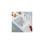vier sous - plan en cramique 1 cuve  encastrer villeroy & boch subway blanc brillant