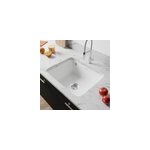 vier sous - plan en cramique 1 cuve  encastrer villeroy & boch subway blanc mat