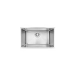 vier sous - plan en inox finition inox 1 bac  encastrer essebagno 76
