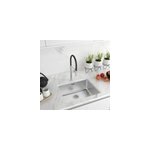 vier sous - plan en inox finition gris 1 bac  encastrer essebagno inoxa 54