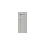 Faade de cuisine 1 porte et 1 tiroir garcinia gris ciment mat l. 30 cm x h. 72 cm goodhome