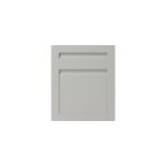 Faade de cuisine 1 porte et 1 tiroir garcinia gris ciment mat l. 60 cm x h. 72 cm goodhome