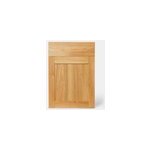 Faade de cuisine 1 porte et 1 tiroir verbena chne massif l. 50 cm x h. 72 cm goodhome