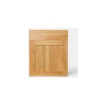 Faade de cuisine 1 porte et 1 tiroir verbena chne massif l. 60 cm x h. 72 cm goodhome