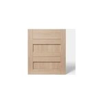 Faade de cuisine 1 tiroir et 2 casseroliers alpinia dcor chne l. 60 cm x h. 72 cm goodhome