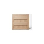 Faade de cuisine 1 tiroir et 2 casseroliers alpinia dcor chne l. 80 cm x h. 72 cm goodhome