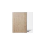 Faade de cuisine 1 tiroir et 2 casseroliers chia dcor chne clair l. 50 cm x h. 72 cm goodhome