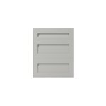Faade de cuisine 1 tiroir et 2 casseroliers garcinia gris ciment mat l. 60 cm x h. 72 cm goodhome